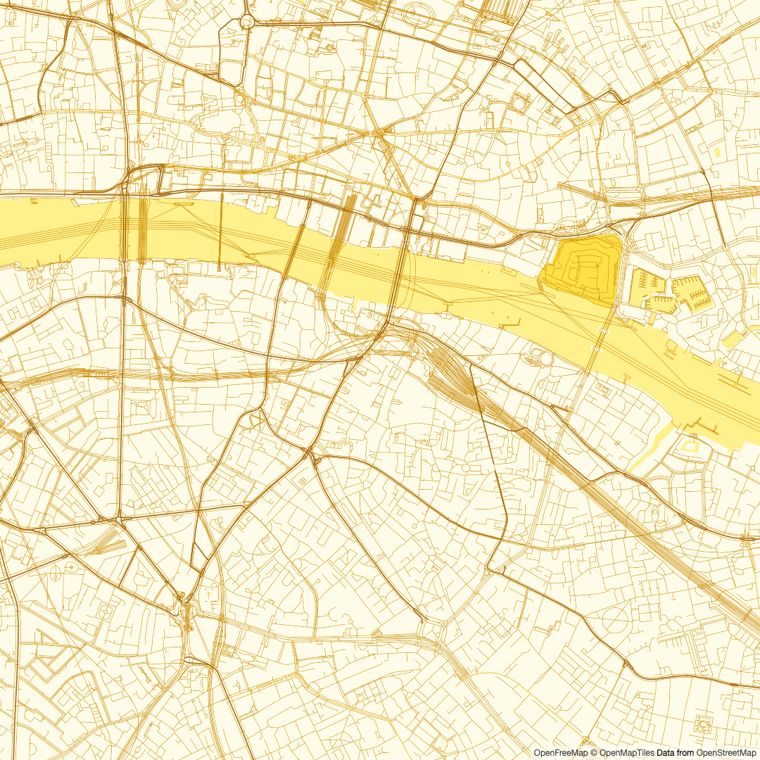 Golden Era map style preview