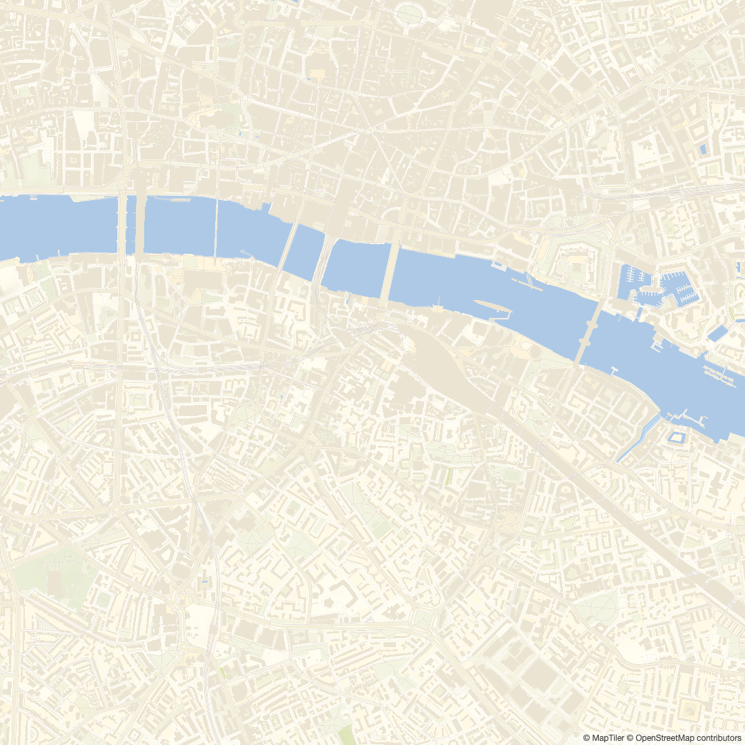 Landscape — earthy terrain-led map style