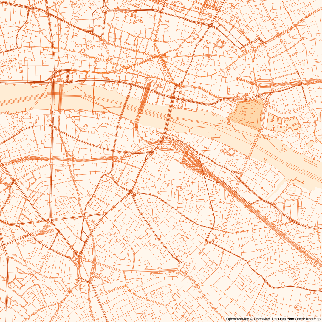 Rustic Clay map style preview