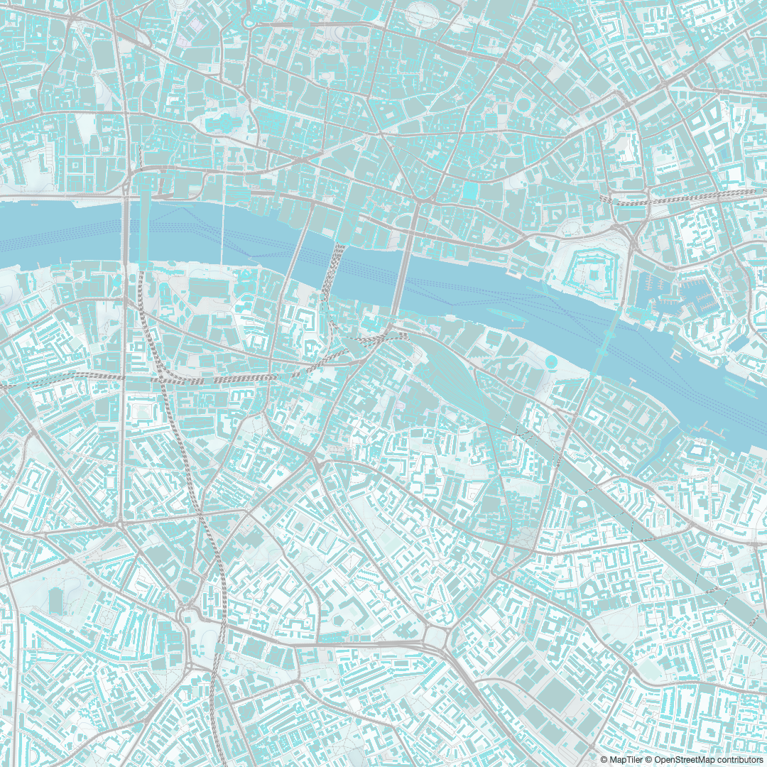 Winter — icy cool winter map style